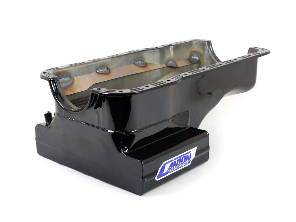 Canton Canton 15-660BLK Oil Pan For Ford 351W For Front T Sump Street Road Race 15-660BLK - Back View