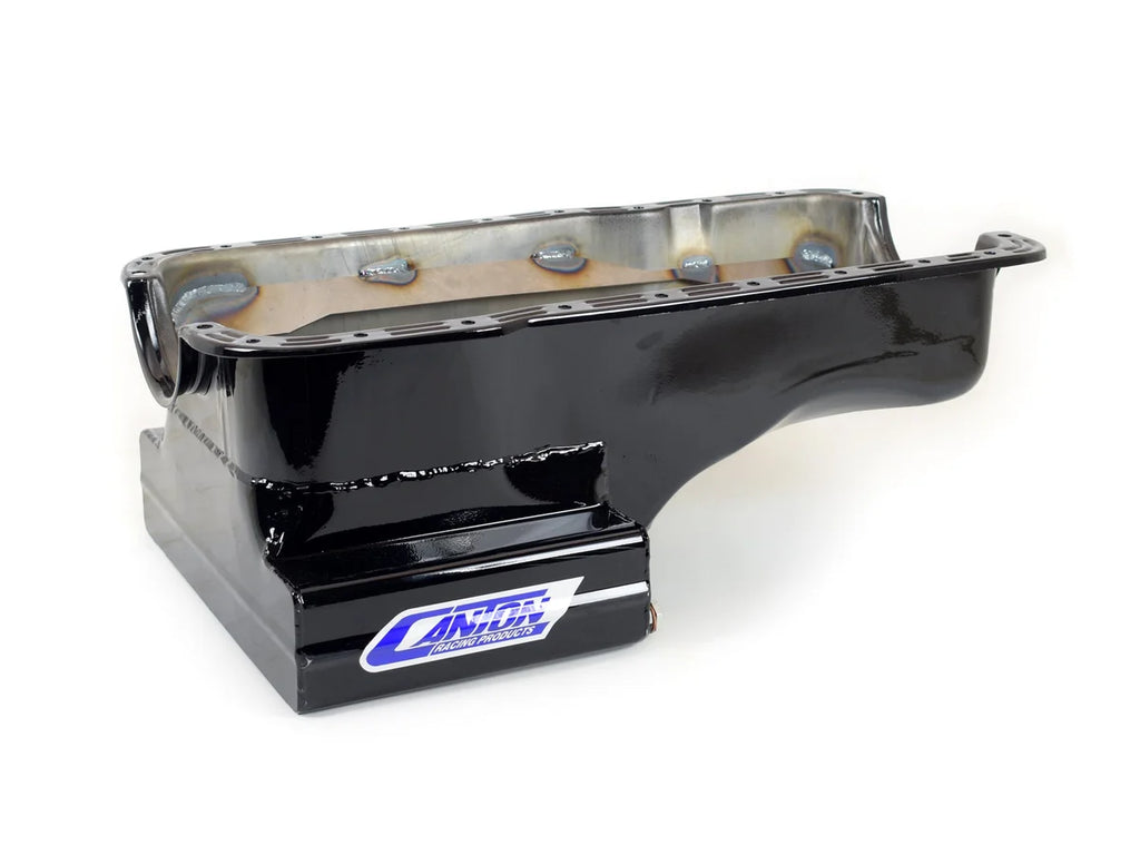 Canton Canton 15-660BLK Oil Pan For Ford 351W For Front T Sump Street Road Race 15-660BLK - Installation View
