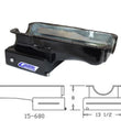 Load image into Gallery viewer, Canton Canton 15-680BLK Oil Pan For Ford 351W Front Sump Road Race Pan 15-680BLK - Side View
