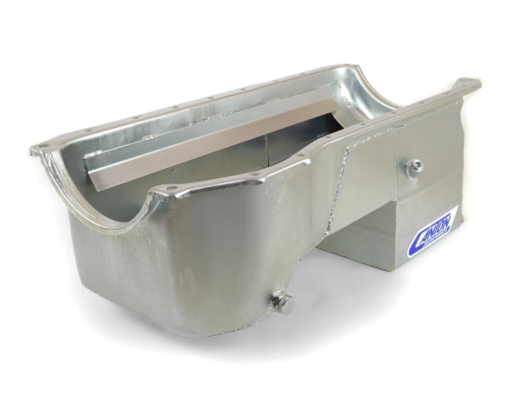 Canton Canton 15-720 Oil Pan For Ford 351C Rear Sump Fox Body Conversion Street Pan 15-720 - Side View