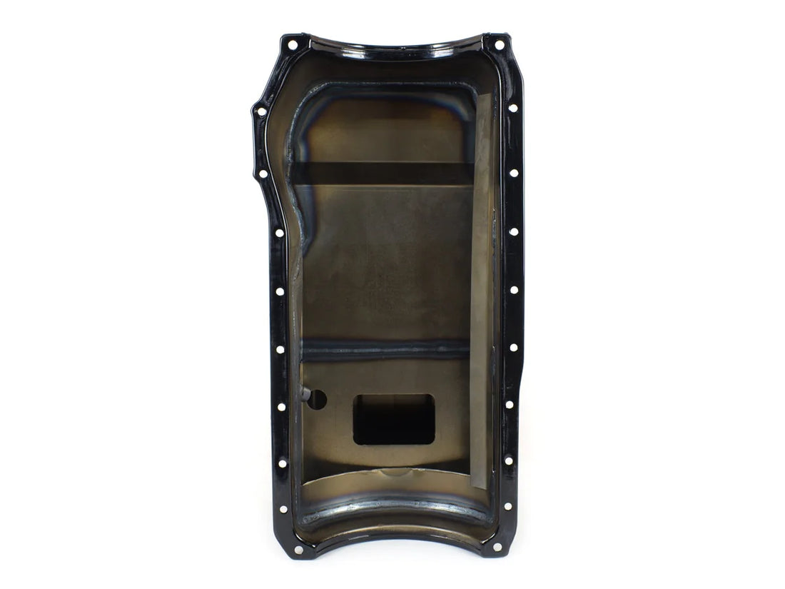 Canton Canton 15-720BLK Oil Pan For Ford 351C Rear Sump Fox Body Conversion Street 15-720BLK - Back View