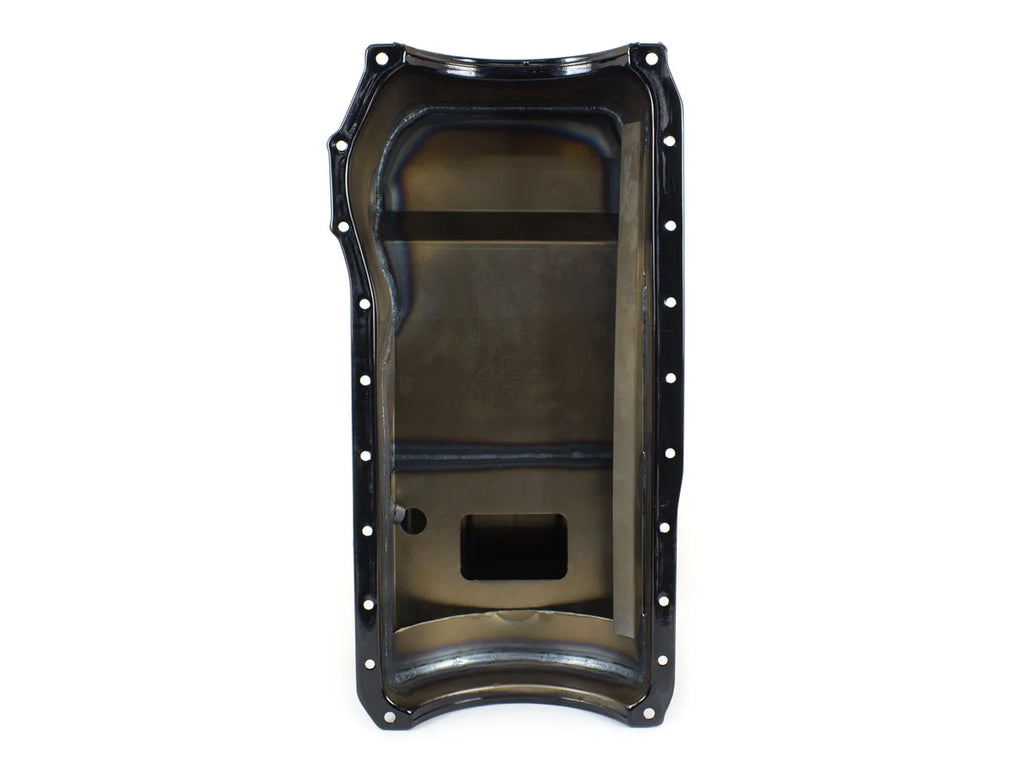 Canton Canton 15-720BLK Oil Pan For Ford 351C Rear Sump Fox Body Conversion Street 15-720BLK - Back View