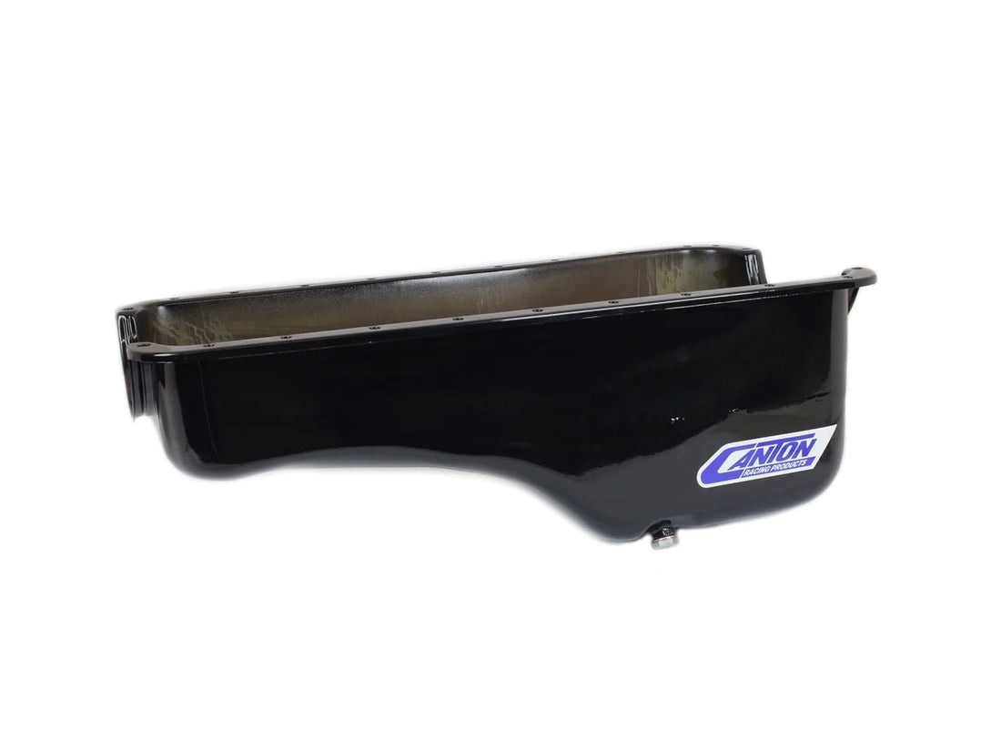 Canton Canton 15-745BLK Oil Pan Big Block Ford Stock Replacement Front Sump 15-745BLK - Side View