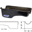 Load image into Gallery viewer, Canton Canton 15-745BLK Oil Pan Big Block Ford Stock Replacement Front Sump 15-745BLK - Back View