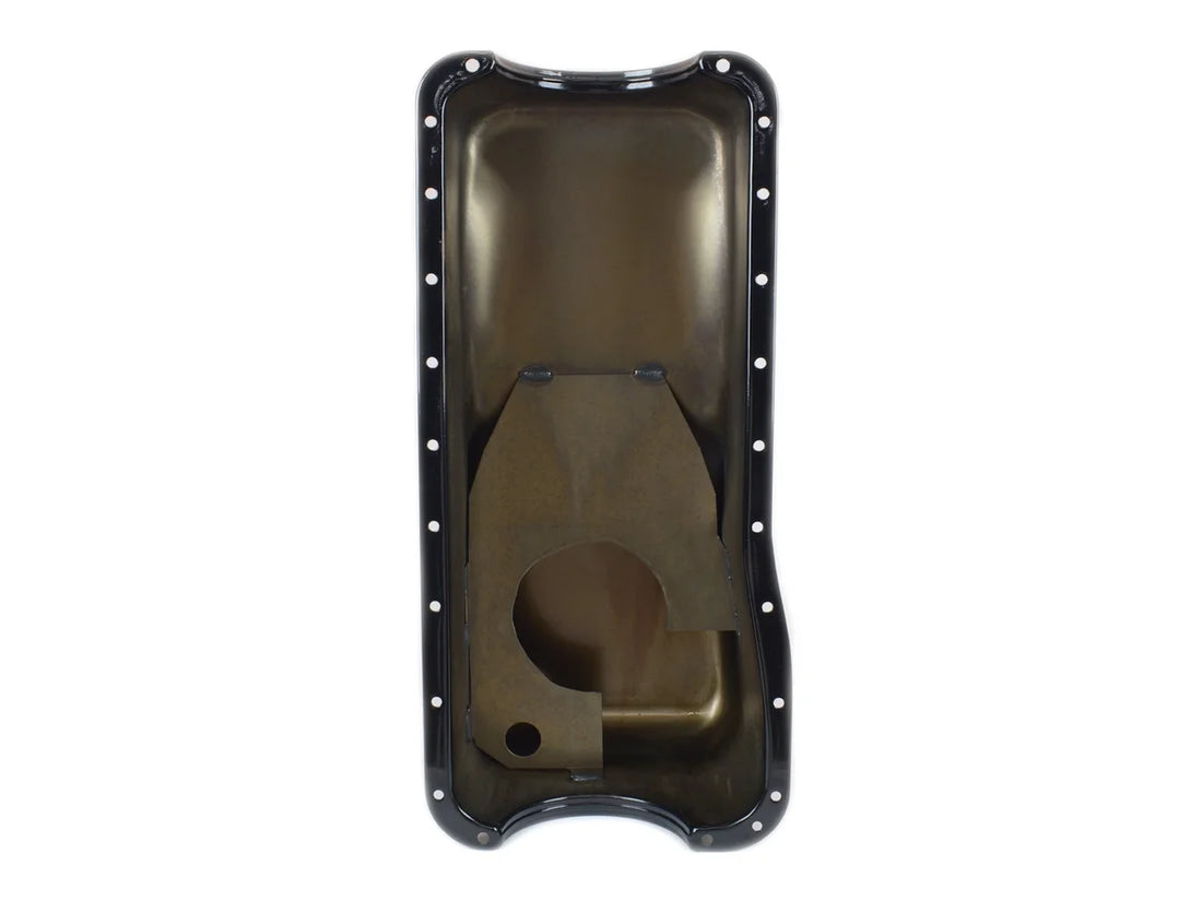 Canton Canton 15-745BLK Oil Pan Big Block Ford Stock Replacement Front Sump 15-745BLK - Installation View