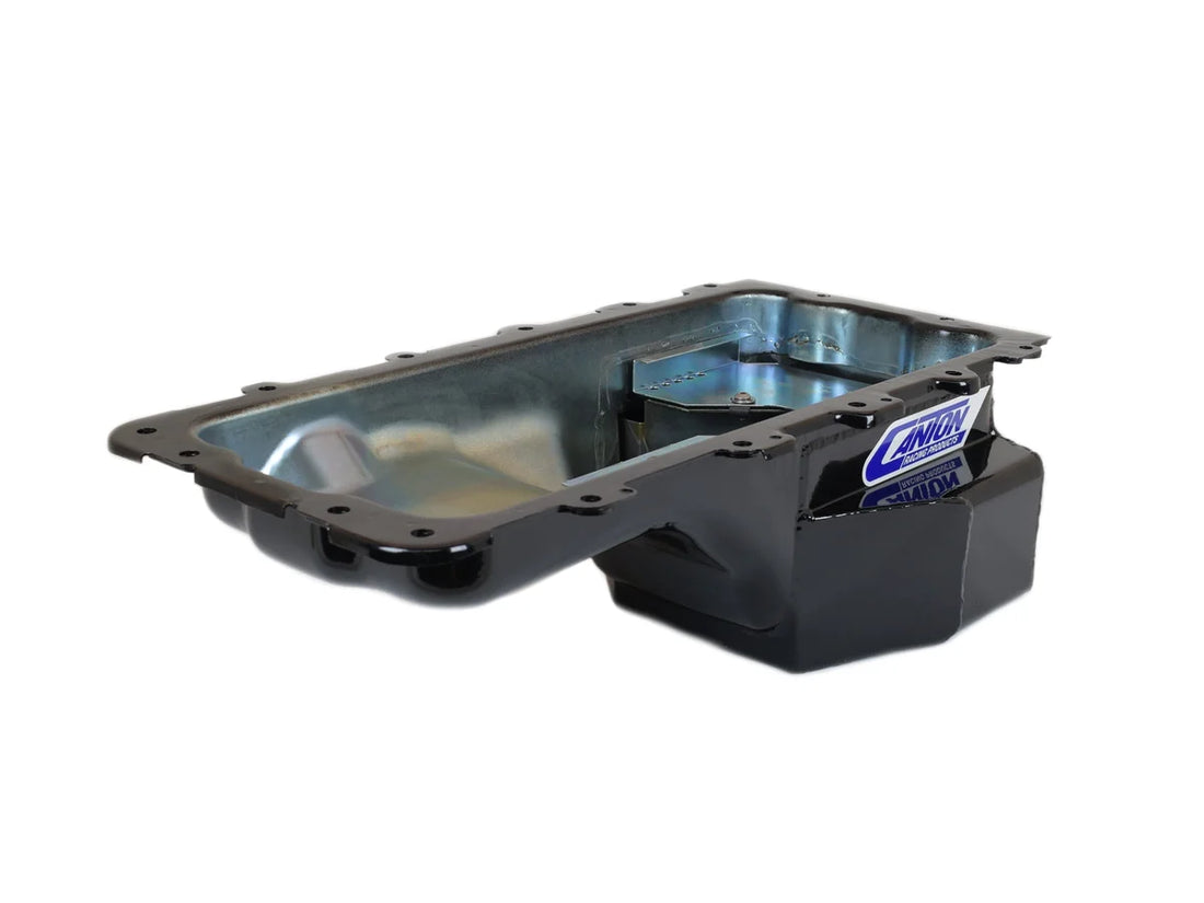 Canton Canton 15-784BLK Oil Pan For Ford 4.6L 5.4L Road Race T Sump Pan 15-784BLK - Installation View