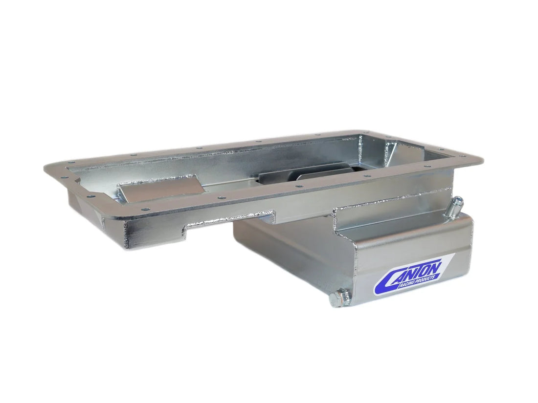Canton Canton 15-790 Oil Pan For Ford 4.6L 5.4L Baffled Front Sump Pan For Engine Swap 15-790 - Side View