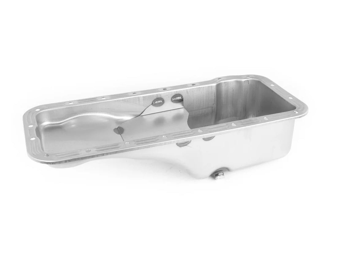 Canton Canton 15-800 Oil Pan Ford 332-428 FE Stock Replacement Front Sump Pan Unplated 15-800 - Back View