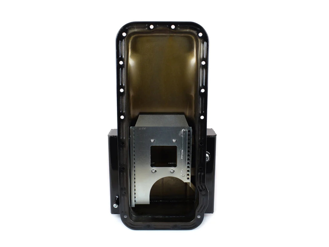Canton Canton 15-820BLK Oil Pan For Ford 332-428 FE Front T Sump Road Race Pan 15-820BLK - Back View