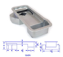 Load image into Gallery viewer, Canton Canton 15-874 Oil Pan For Ford 332-428 FE Rear T Sump Road Race Pan 15-874 - Back View