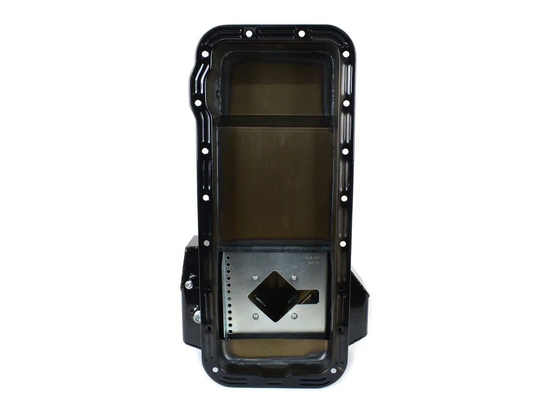 Canton Canton 15-874BLK Oil Pan For Ford 332-428 FE Rear T Sump Road Race Pan 15-874BLK - Back View