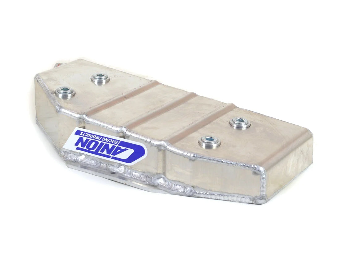 Canton Canton 15-934A Oil Pan for Nissan SR20 Baffled Lower Aluminum Pan 15-934A - Side View