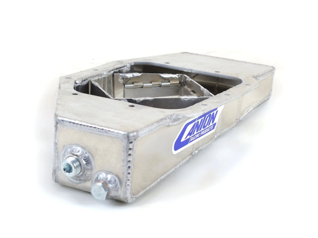 Canton Canton 15-934A Oil Pan for Nissan SR20 Baffled Lower Aluminum Pan 15-934A - Back View