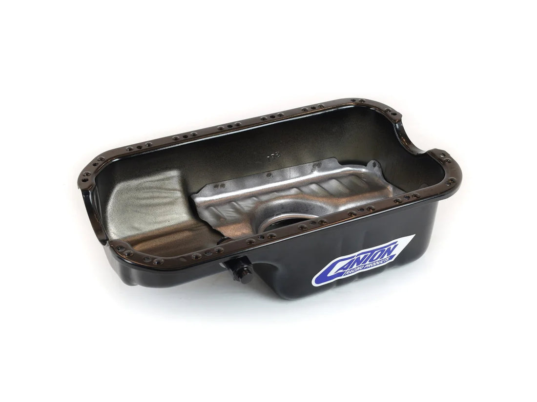 Canton Canton 15-958 Oil Pan D-Series Honda Stock Appearing Pan 15-958 - Installation View
