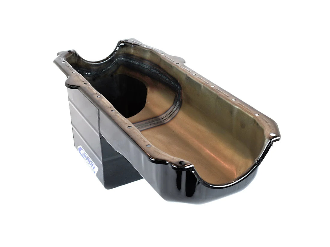 Canton Canton 16-080 Oil Pan Small Block Chevy Pre 1985 10 Inch Deep Sump 4X4 Truck Pan 16-080 - Side View
