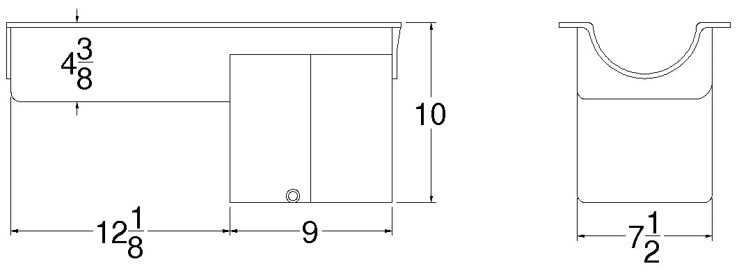 Canton Canton 16-080T Oil Pan Small Block Chevy 86 & Newer 10" Deep Sump 4X4 Truck Pan 16-080T - Additional View 5