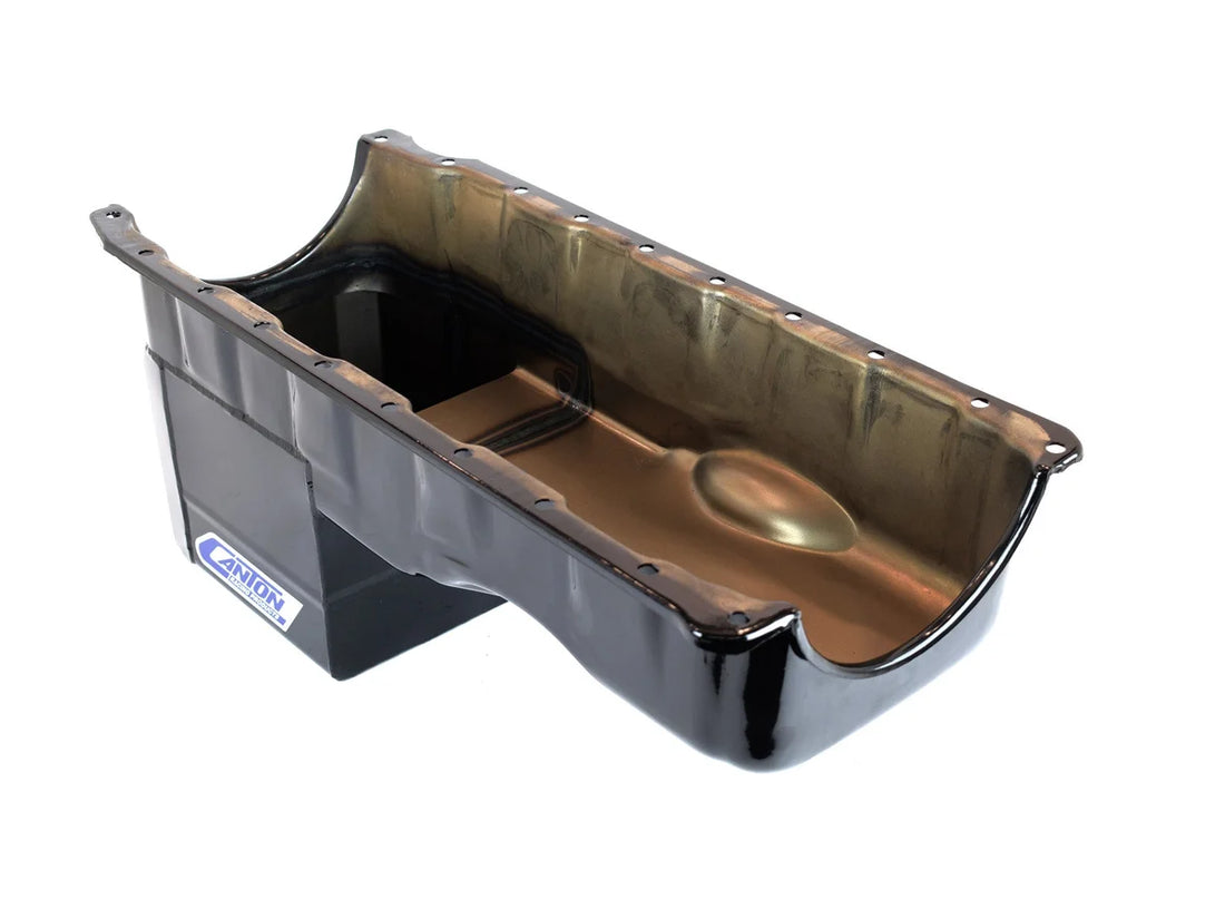 Canton Canton 16-330T Oil Pan Big Block Chevy Mark 5 Gen 6 Deep Sump 4X4 Truck Pan 16-330T - Back View