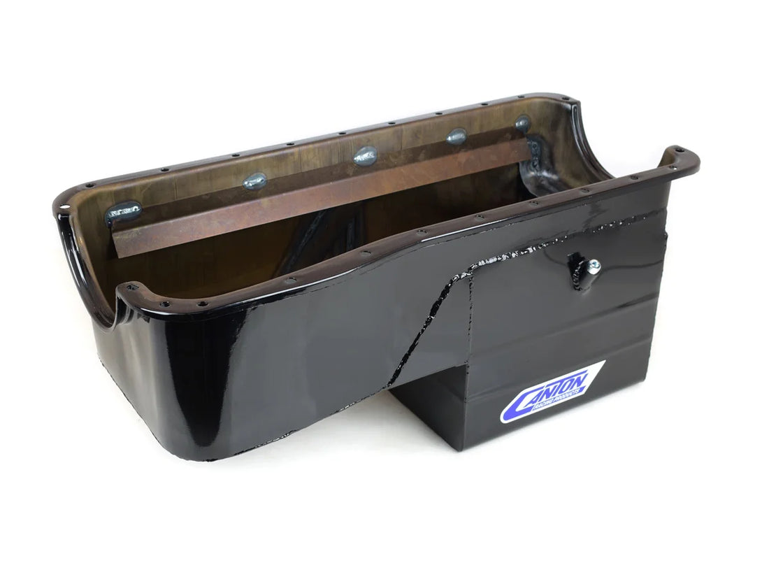 Canton Canton 16-774 Oil Pan For Big Block Ford 460 Rear Sump 4X4 Truck Oil Pan 16-774 - Installation View