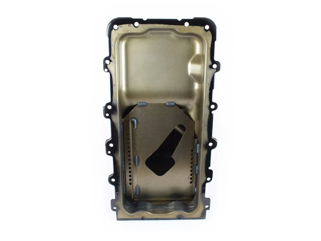 Canton Canton 16-780 Oil Pan 4.6L 5.4L Modular Ford Rear Sump Truck Oil Pan Black 16-780 - Installation View