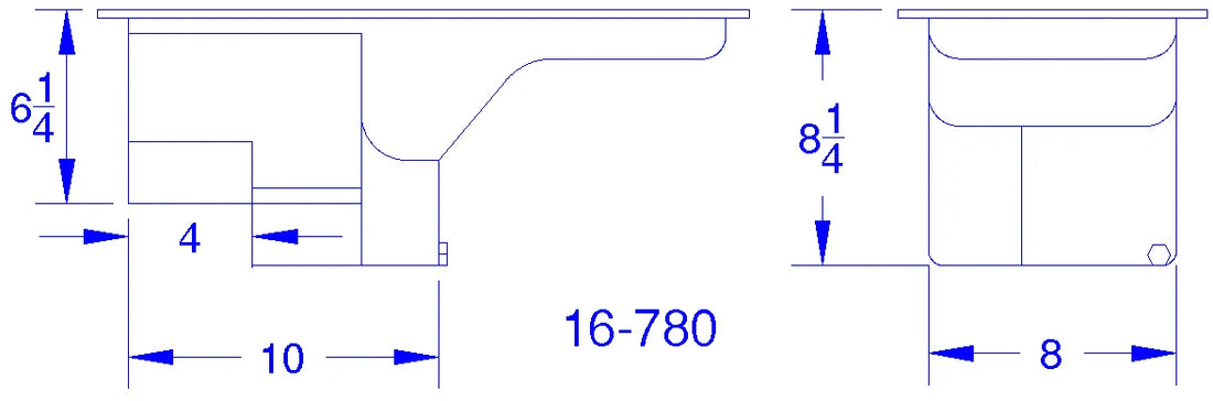 Canton Canton 16-780 Oil Pan 4.6L 5.4L Modular Ford Rear Sump Truck Oil Pan Black 16-780 - Additional View 5