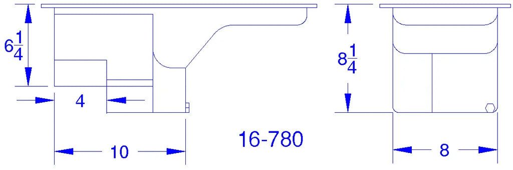 Canton Canton 16-780 Oil Pan 4.6L 5.4L Modular Ford Rear Sump Truck Oil Pan Black 16-780 - Additional View 5