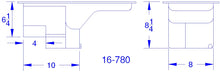 Load image into Gallery viewer, Canton Canton 16-780 Oil Pan 4.6L 5.4L Modular Ford Rear Sump Truck Oil Pan Black 16-780 - Additional View 5
