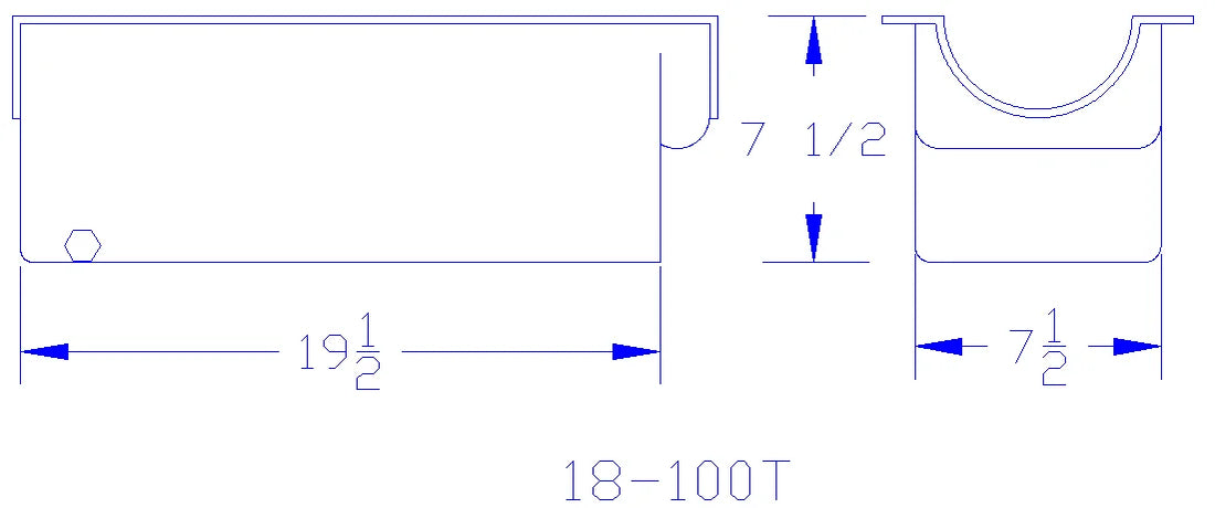 Canton Canton 18-100T Oil Pan Small Block Chevy Full Length Sump Marine 1 Piece Seal 18-100T - Additional View 5