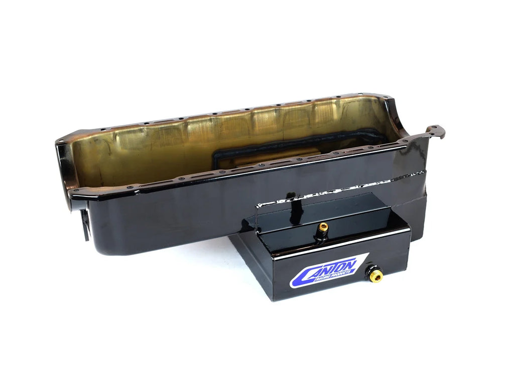 Canton Canton 18-360 Oil Pan For Big Block Chevy Mark 4 Marine 10 Qt Oil Pan Black 18-360 - Installation View