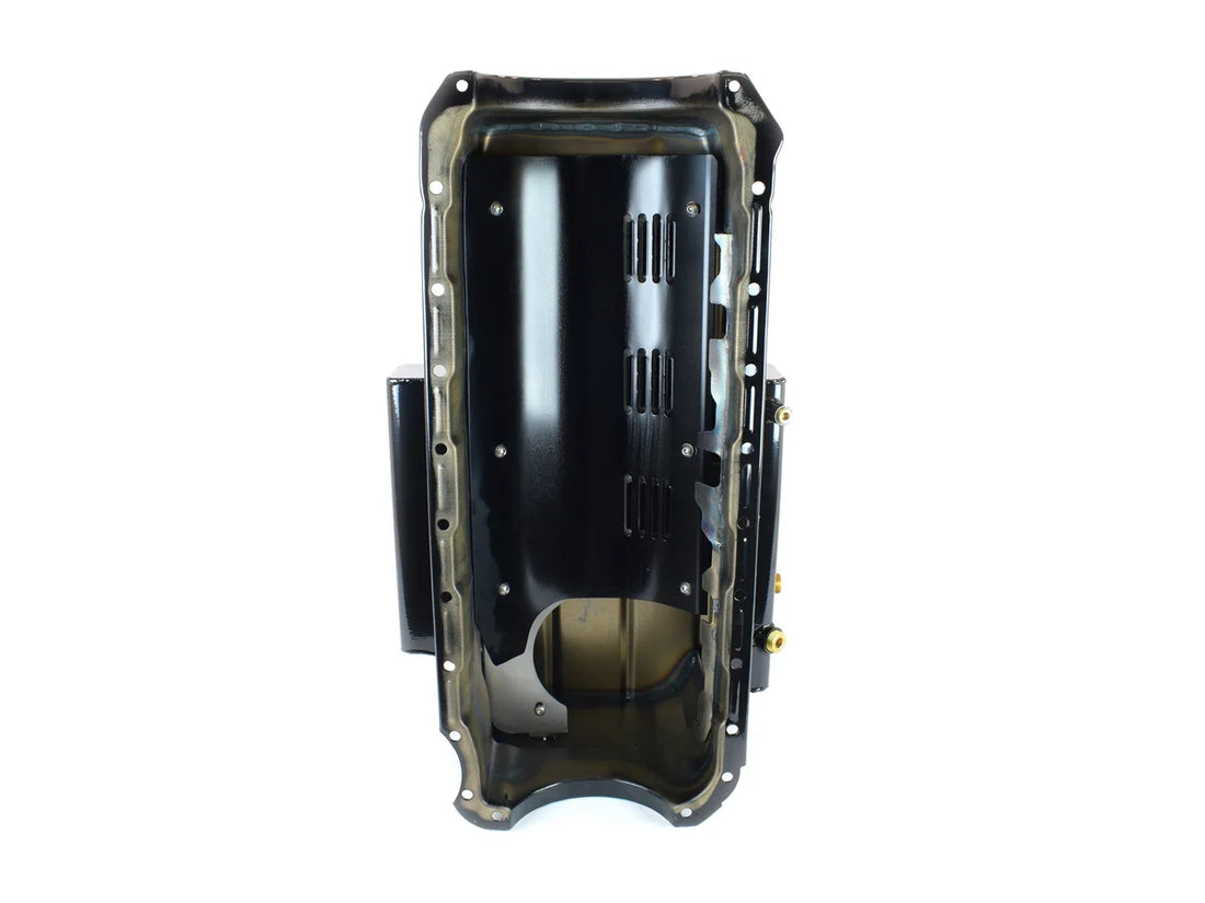 Canton Canton 18-364 Oil Pan For Big Block Chevy Mark 4 Recovery Power Pouch Marine Pan 18-364 - Back View