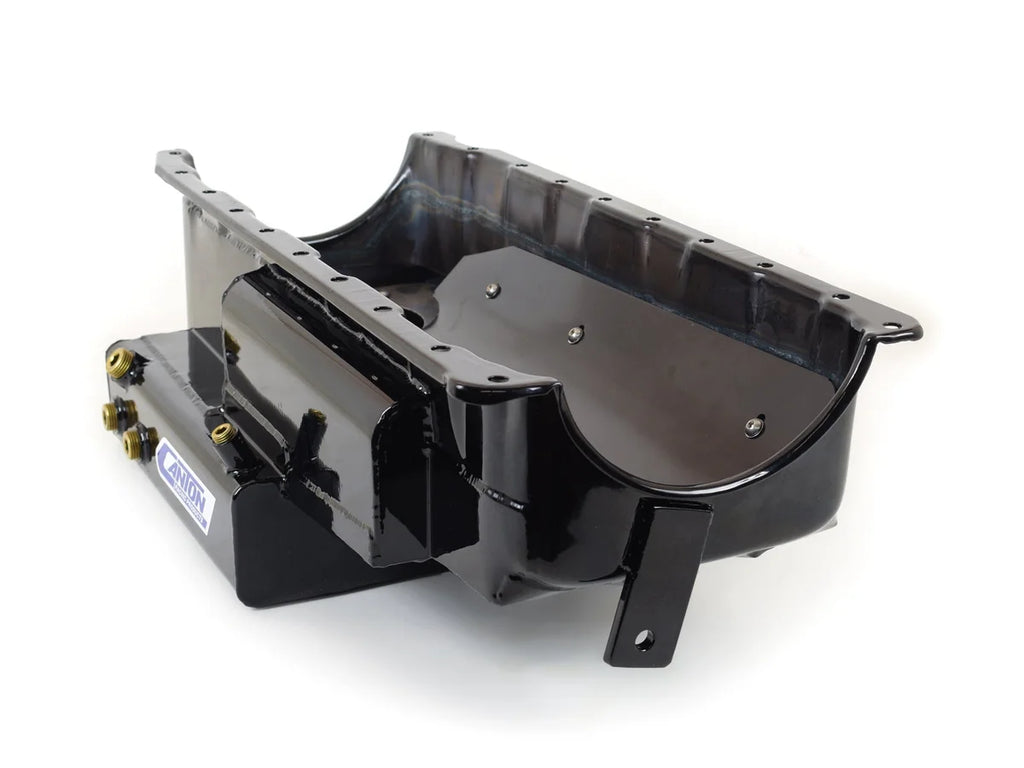 Canton Canton 18-366 Oil Pan Big Block Chevy Mark5 Gen6 Recovery Power Pouch Marine Pan 18-366 - Back View