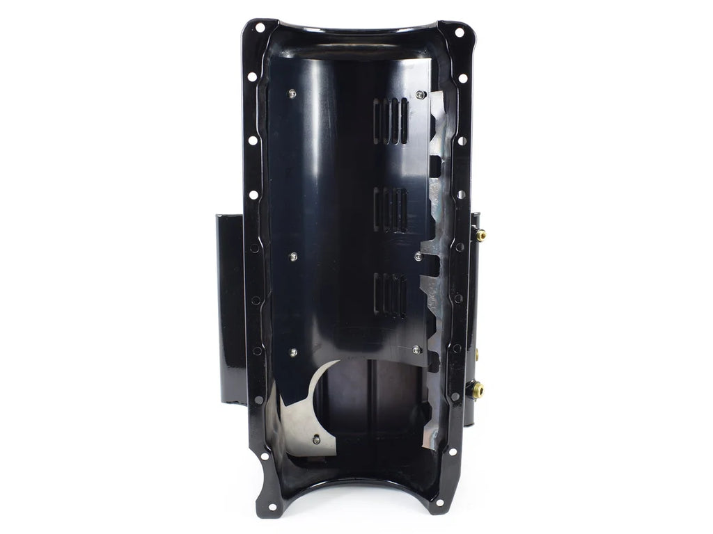 Canton Canton 18-366 Oil Pan Big Block Chevy Mark5 Gen6 Recovery Power Pouch Marine Pan 18-366 - Installation View