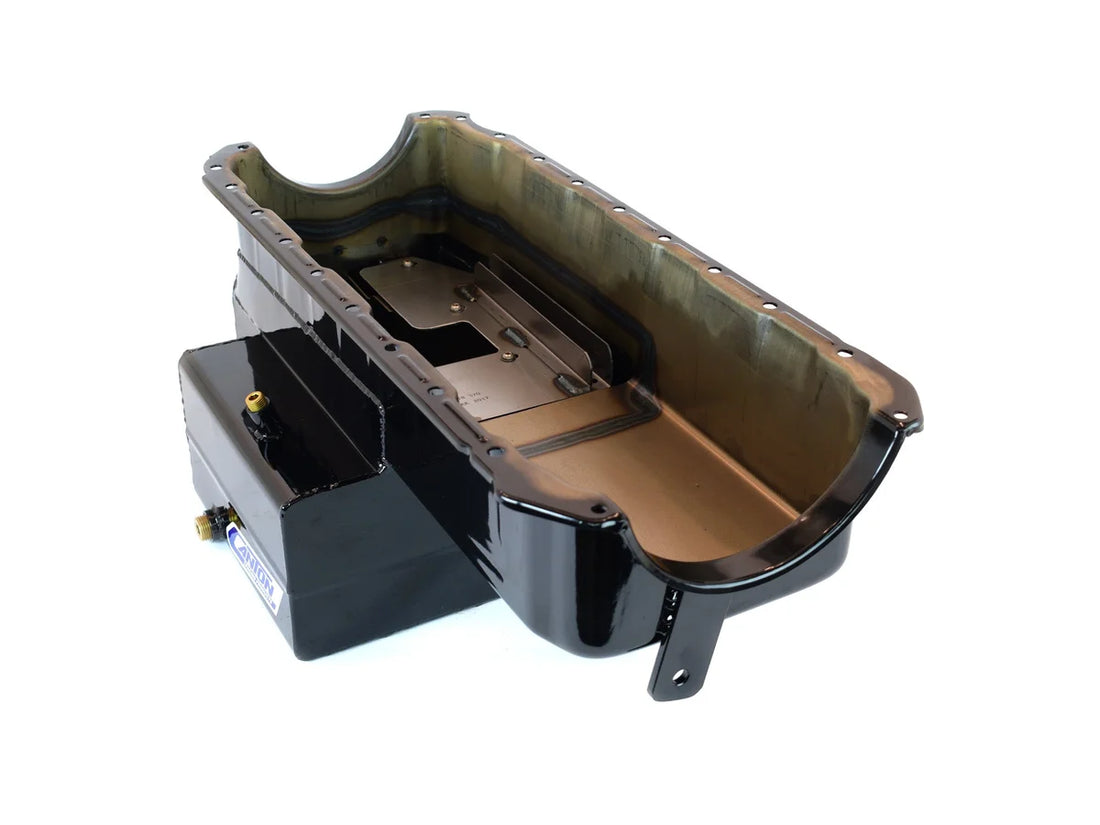 Canton Canton 18-370 Oil Pan For Big Block Chevy Mark 4 High Capacity 14Qt Marine Pan 18-370 - Side View