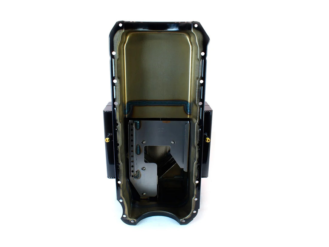 Canton Canton 18-370 Oil Pan For Big Block Chevy Mark 4 High Capacity 14Qt Marine Pan 18-370 - Installation View