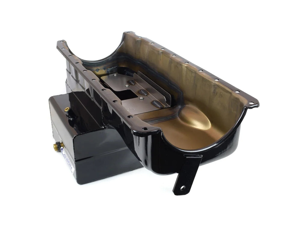 Canton Canton 18-372 Oil Pan Big Block Chevy Mark 5 Gen 6 High Capacity 14Qt Marine Pan 18-372 - Back View