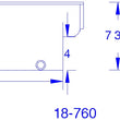 Load image into Gallery viewer, Canton Canton 18-760 Oil Pan For Big Block Ford 460 Full Length Sump Marine Oil Pan 18-760 - Additional View 5