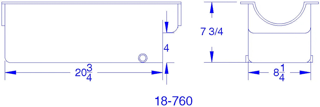 Canton Canton 18-760 Oil Pan For Big Block Ford 460 Full Length Sump Marine Oil Pan 18-760 - Additional View 5