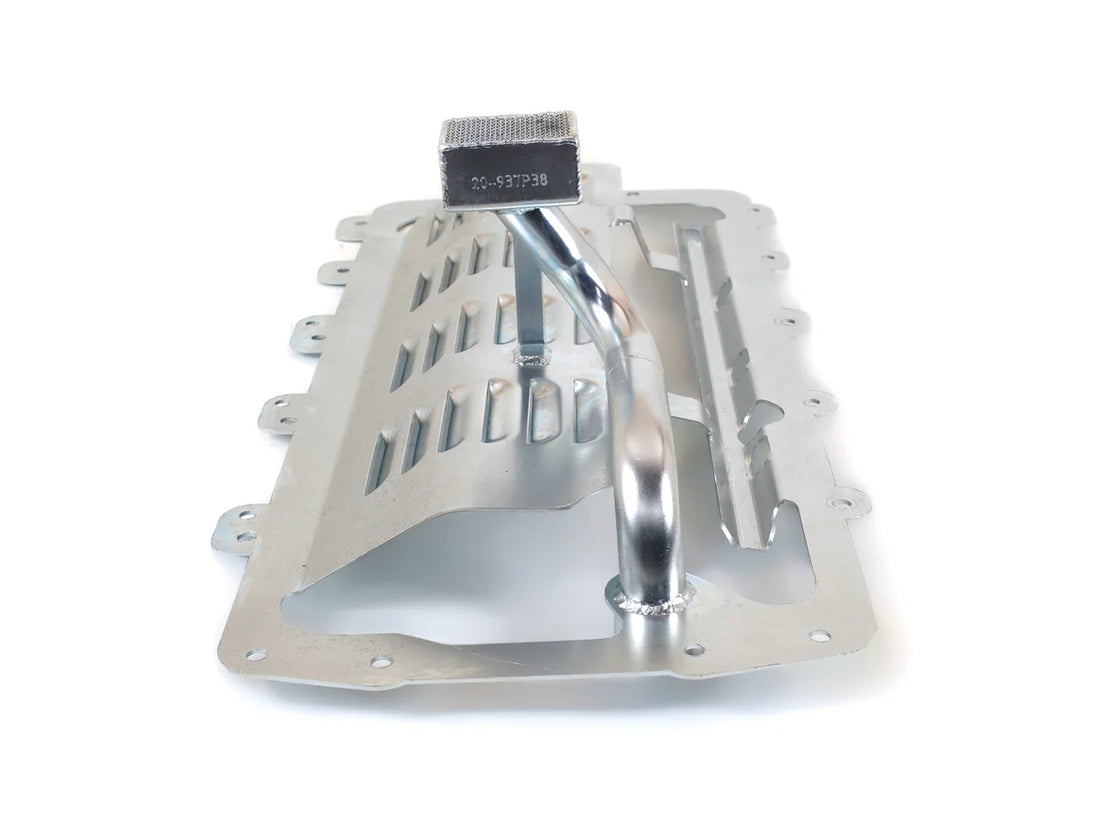 Canton Canton 20-937P38 Coyote Gen 3 Louvered Tray Pickup Combo For Oil Pan 15-738 20-937P38 - Back View