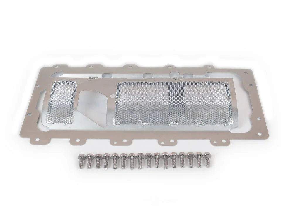 Canton Canton 20-939 Windage Tray Screen Includes Oil Pan Studs and Nuts 20-939 fits Ford 4.6L - Side View