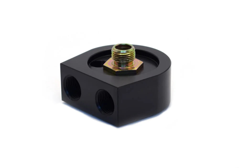 Canton Canton 22-549 Aluminum Oil Cooler Adapter Univ Sandwich Style 22MM -1.5, 2 5/8 22-549 - Main Product View