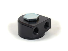 Load image into Gallery viewer, Canton Canton 22-596 Billet Alum Remote Oil Filter Adapter 18MM x 1.5 90 Deg Rotating 22-596 - Main Product View