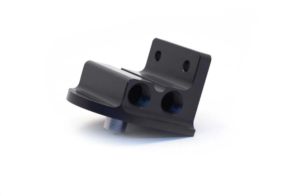 Canton Canton 22-625 Billet Aluminum Remote Oil Filter Mount For SBF Thread Filters 22-625 - Side View
