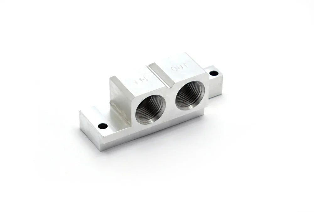 Canton Canton 22-632 Aluminum Remote Oil Filter Adapter 90 Deg For Canton Chevy LS Pans 22-632 - Installation View