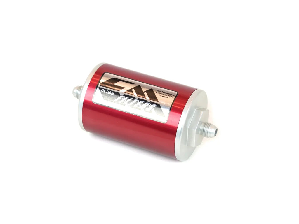 Canton Canton 25-904 CM Fuel Filter 4 Inch Inline With -6AN Ports 25-904 - Main Product View