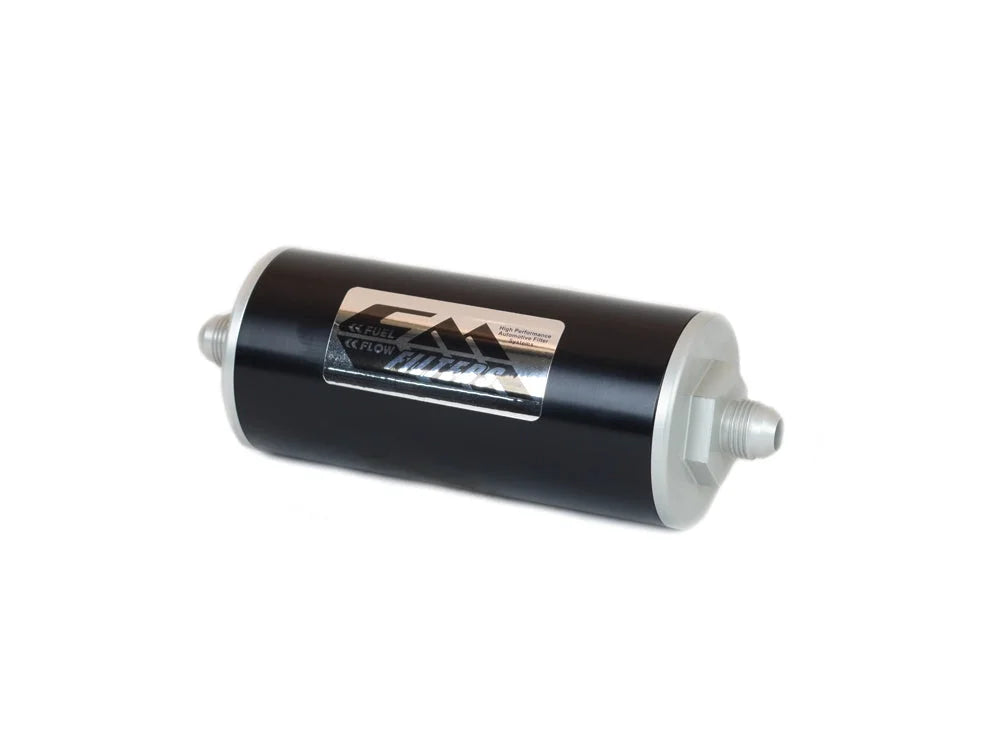 Canton Canton 25-907 CM -45 6" Inline Fuel Filter 8 AN Fittings 25-907 - Side View