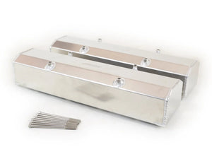 Canton Canton 65-200 Valve Covers For Small Block Chevy Fabricated Aluminum W/ Hardware 65-200 - Main Product View