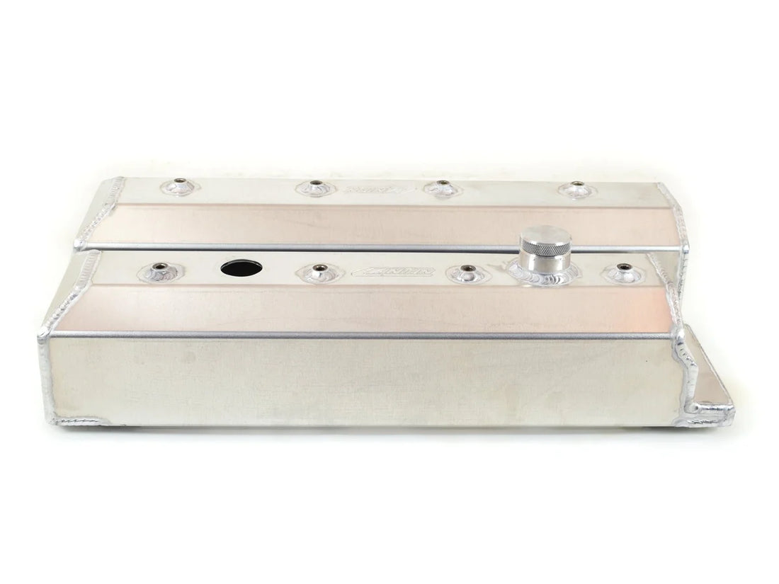 Canton Canton 65-206 Valve Covers For Small Block Chevy 93-97 F Body Fabbed Aluminum 65-206 - Back View