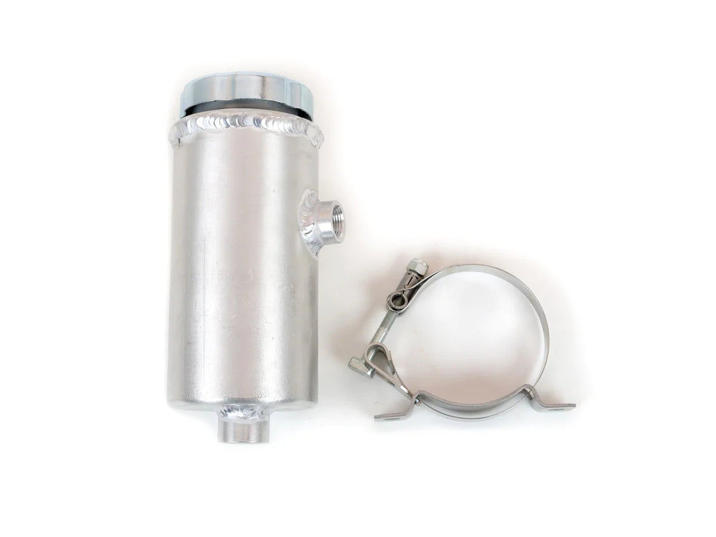 Canton Canton 77-250 Aluminum Power Steering Tank Universal 1/2" NPT and 3/8" NPT Ports 77-250 - Side View