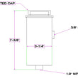 Load image into Gallery viewer, Canton Canton 77-250 Aluminum Power Steering Tank Universal 1/2" NPT and 3/8" NPT Ports 77-250 - Additional View 5