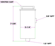 Load image into Gallery viewer, Canton Canton 77-250 Aluminum Power Steering Tank Universal 1/2&quot; NPT and 3/8&quot; NPT Ports 77-250 - Additional View 5