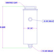 Load image into Gallery viewer, Canton Canton 77-253 Power Steering Tank Universal High Capacity -10AN &amp; - 6AN Fittings 77-253 - Additional View 5